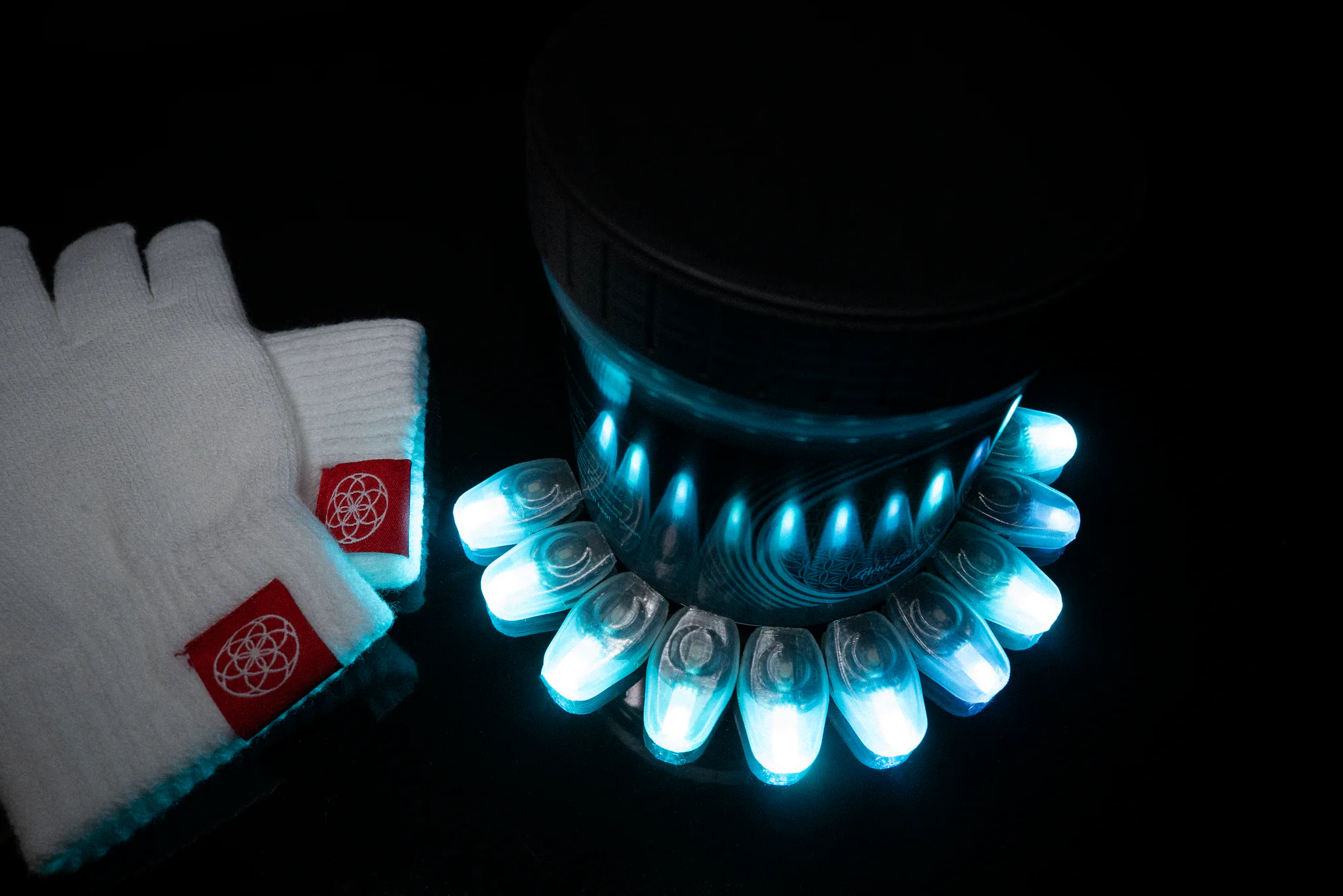 Helios LED Glove Set - Advanced Programmable Gloving Lights